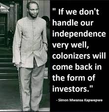 Chinasa - If we don't handle our independence very well colonizers will come back in the form of investors . | Facebook
