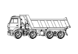 Download Drawing Kamaz 6540 Truck In Ai Pdf Png Svg Formats