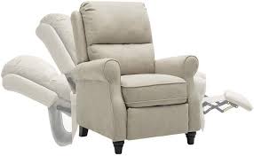 Amazon Com Bonzy Home Push Back Recliner Chair Adjustable Home Theater Seating Single Recliner Sofa Ch Home Theater Seating Bed In Living Room Recliner Chair