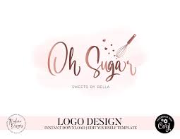 Baking Logo Design Cake Logo Logo Design Logo Premade Logo Logo Template Baking Pastry Sweets Chef Baker Logo Di 2020 Desain Logo Desain Logo Bisnis Desain