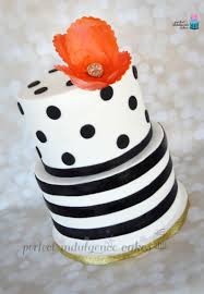 Black And White Birthday Cake Design Birthday Cake Designed With Black Polka Dots And Black Horizontal Stripes Added A Elegant Birthday Cakes Birthday Cake For Women Elegant Cake Designs Birthday