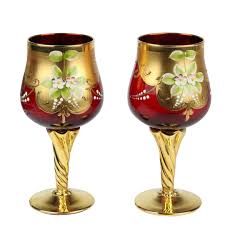 Choose from coloured goblets to modern sommelier wine these red wine crystal glasses in a mix of six colours, interplay between proportion, weight and size. Stemware Glass Trefuochi You Me Original Murano Glass S N C Blown Glass Murano Glass