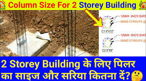 One of the bedrooms is the master bedroom having its own bathroom. Column Size For 3 Storey Building 3 Storey Column Size Column Design For 3 Storey House Youtube