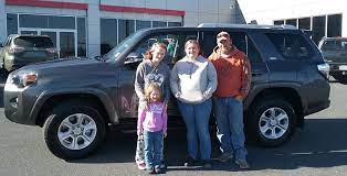 The Campbell Family With Their New 2018 4runner Congratulations Sales Associate Dave Woods Toyota Dealers Toyota Dealership Mcdonough