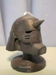 3d Printed Alphonse Elric Fullmetal Alchemist Helmet A Look At Turning A 3d Printed Model Of A Helmet Into A Painte Fullmetal Alchemist Prints Helmet Design