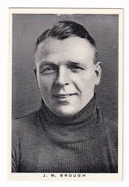 Vintage 1937 Gentleman JIM BROUGH Rugby Card ENGLAND & LEEDS