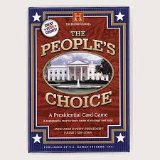 The player to dealer's left starts by leading (face up) any single card or any set of cards of equal rank (for example three fives). The People S Choice Presidential Card Game Card Games History Channel Family Game Night