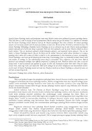 Pdf Metodologi Dalam Kajian Psikologi Islam Jurnal Studia Insania Academia Edu