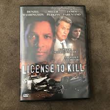 LICENSE TO KILL: DENZEL WASHINGTON, MILLIE PERKINS, AND JAMES FARENTINO DVD