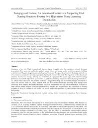 This video discusses how to become a wound care nurse, different types of wound care nurse certifications (cwocn, cwcn, cccn, cwon etc), salary, educational. Pdf Pedagogy And Culture An Educational Initiative In Supporting Uae Nursing Graduates Prepare For A High Stakes Nurse Licensing Examination