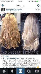 Creamy Platinum Blonde Creamy Blonde Trendy Hair Color Blonde Hair