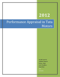 Quality real estate appraisals delivered fast! Performance Appraisal In Tata Motors