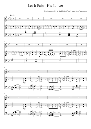 Let It Rain Eddie James Haz Llover Partitura Sheet Music Piano Letra In 2020 Music Theory Piano Sheet Music Piano Sheet Music