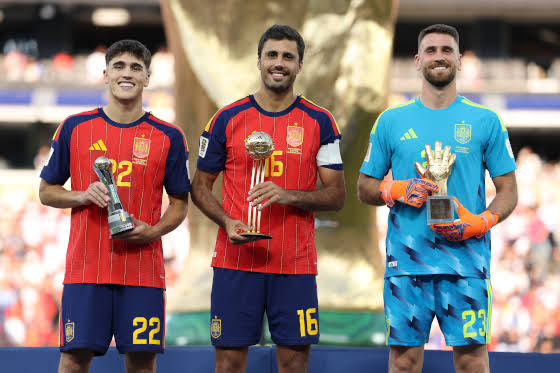 TO THE WINNERS, GO THE SPOILS: Rodri named Golden Ball winner, Simon Golden  Glove winner, Curbasi best young player - Front Row Soccer