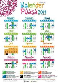 Calendar 2014 For Puasa Coloring Calendar Journal Brochure Design