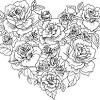 40+ heart coloring pages for teens for printing and coloring. 1