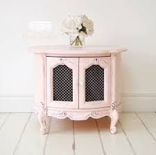 These Large French Provincial Drum Table End Table Accent Table Night Stand Painted In A So Crate Furniture Diy Painted Bedroom Furniture Crate Furniture
