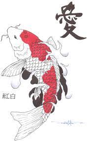 chinese koi illustrations | Koi fish drawing, Fish drawings, Koi art