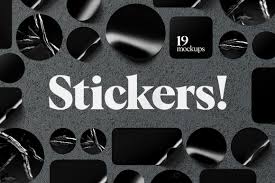 Wide range of free & premium realistic sticker mockups. Stickers Mockups Set On Behance