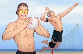 Another volleyball anime hits the scene with harukana receive! Maddox On Twitter Yassss An Alternate Time Line Where Haikyuu Was Actually A Beach Volleyball Anime