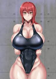 🔞[Galleria] Makima Highleg Swimsuit (Puripuri Jet ) ***Chainsaw Man*** |  | Truyen-Hentai.com