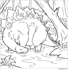 Make a coloring book with water straw for one click. Stegosaurus 2 Coloring Page Dinosaur Coloring Pages Animal Coloring Pages Dinosaur Coloring