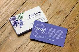$8.95 as low as $7.16. Watercolor Lavender Business Card Printable Etsy Printable Business Cards Watercolor Business Cards Young Living Business Cards