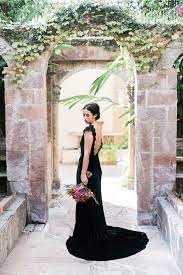 Dia De Los Muertos Wedding Inspiration Shoot Black Wedding Dresses Black Wedding Mexican Inspired Wedding
