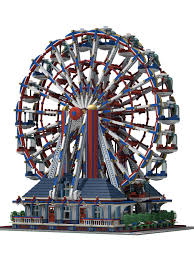 8950 Piece Custom Lego Ferris Wheel Moc Including Instructions And Digital Files Ebay Lego Custom Lego Legos