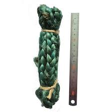 Jutové dekorační copánky o tloušťce 10 mm