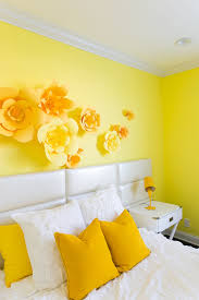 Diy Giant Paper Flowers Yellow Room Decor Yellow Bedroom Decor Yellow Room