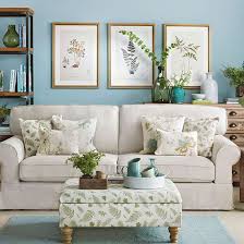 Aqua Living Room With Cream Sofa Living Room Decorating Ideal Home Blue And Green Living Room Simple Living Room Designs Blue Living Room