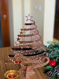 Personalized Family Names 2021 Christmas Tree Custom Xmas Gift Etsy Personalized Family Unique Ornament Christmas Tree