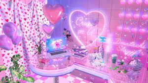 Donatachi Slayyyter Crush On U Dreamy Room Neon Room Neon Bedroom