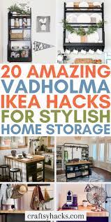I have had a stenstorp freestanding kitchen island in black for years and when the new vadholma kitchen island with rack came out i was immediately smitten. 20 Stunning Ikea Vadholma Hacks In 2021 Ikea Ikea Hack Kitchen Island Hack