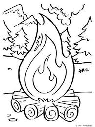If Your Kids Like Camping Print This Fun Campfire Coloring Page Cool Coloring Pages Camping Coloring Pages Coloring Pages