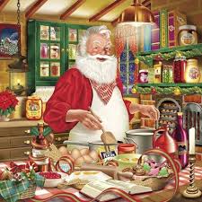 Santa Cooking 26 By Ratru Christmas Art Christmas Pictures Diy Christmas Ornaments