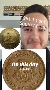1961 South Africa 1 Cent Coin History and Value