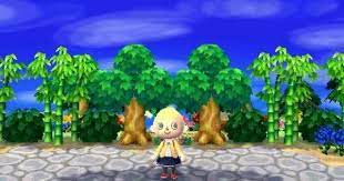 Planting Bamboo Next To The Plaza And To Trees Bamboo Plants Animal Crossing Tinkerbell