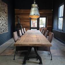 Glass two customizable industrial metal and wood dining room table bases for sale at 1stdibs Industrial Design Tables With Metal Table Legs Handcrafted High Quality