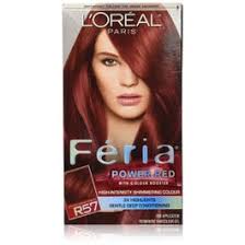How to get rich auburn hair from a box dye. L Oreal Feria Power Shades Hair Color Intense Medium Auburn Cherry Crush 12oz Rite Aid