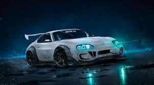 Toyota supra wallpapers, pictures, images. 120184 4k Drift Neon Lights Toyota Supra Custom Mocah Hd Wallpapers