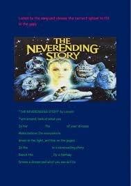 80 toy story pictures to print and color. The Neverending Story By Limahl Worksheet