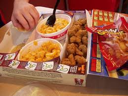 Kfc Laptop Meal Popcorn Chicken And Double Sides Of Mac N Cheese Food Netherlands Food Kfc