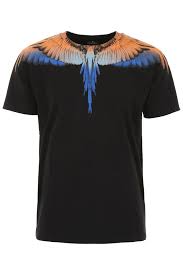 Black And Orange T Shirt Marcelo Burlon County Of Milan Wings T Shirt Marceloburloncountyofmilan Cloth Shirts Black Shirt Orange Black