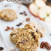 The apple cookies are not only bursting with buttery, chewy, brown sugar, oatmeal and fall spices but they boast a hint of. Crazy Healthy Oatmeal Cookies No Sugar Added The Healthy Foodie