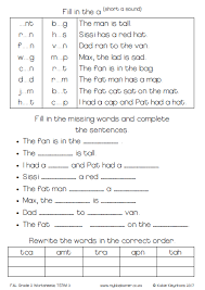 A,e,i,o,u ask the children to sound each letter, running the sounds together to make a word. Grade 2 Term 3 English Fal Worksheets My Klaskamer Deur Kobie Kleynhans