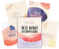 I can help you with everything. Amazon Com New Mama Affirmations A Warm And Vibrant Deck Of 20 Uplifting Postpartum Affirmation Cards To Support New Moms Through The Fourth Trimester And Beyond Office Products