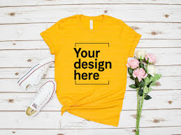 Bella Canvas 3001 Flatlay Shirt Gold T Shirt Mock Up Etsy In 2020 Gold T Shirts Shirt Mockup Shirt Designs