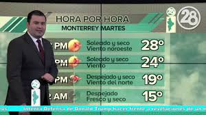 Clima Para Hoy Monterrey 28 Enero 2020 Canal 28 Youtube